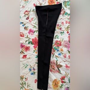 Zara Black Leggings with Lace Trim size S